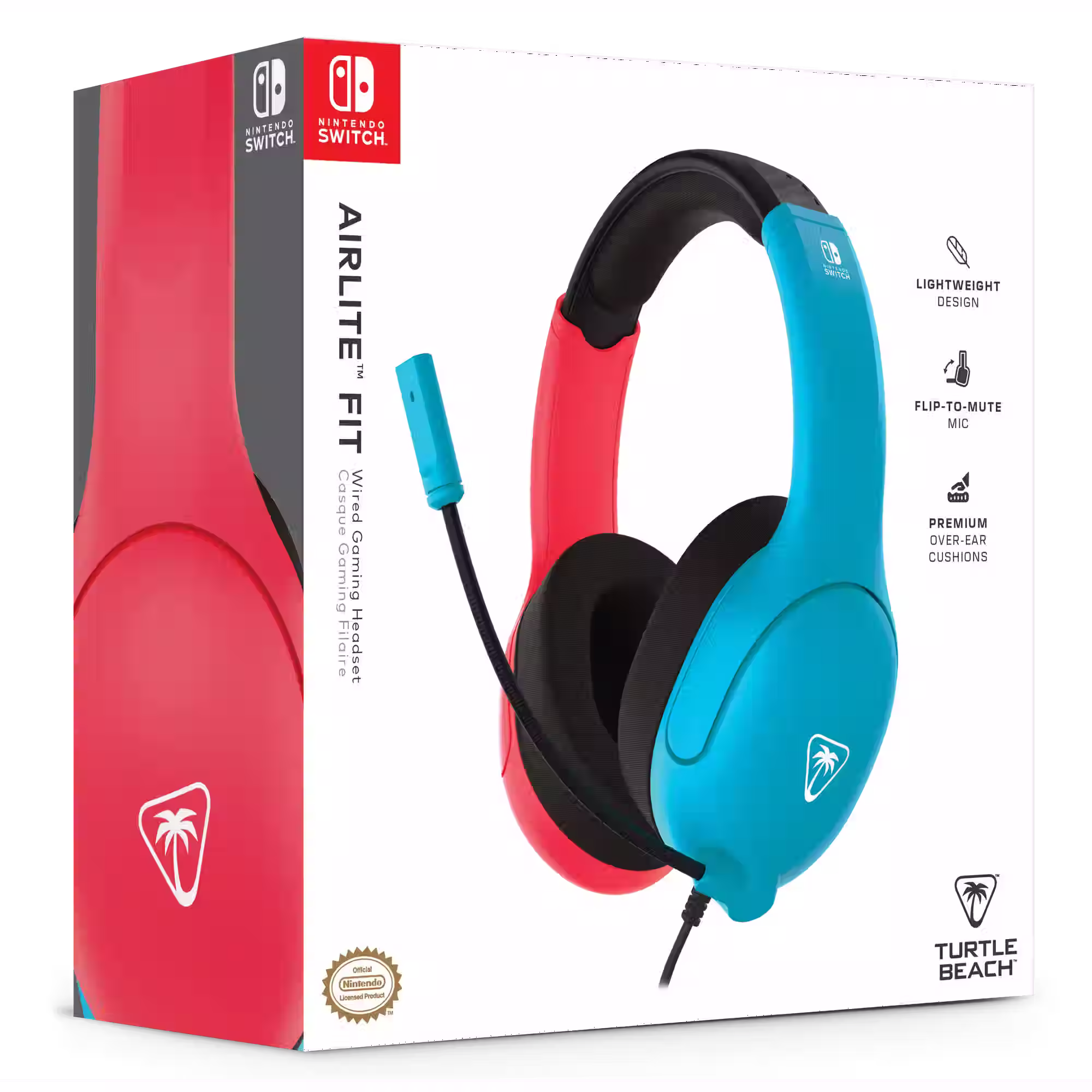 Turtle Beach Airlite Fit Wired Gaming Headset: Licensed Nintendo Switch