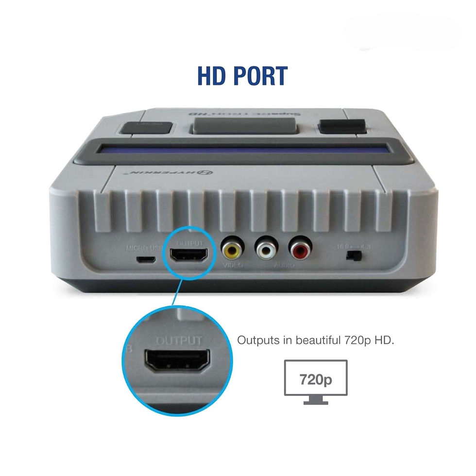 Thumbnail: SupaRetroN HD SNES Gaming Console With Super Mario World Game