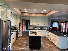 kitchen after remodeling, cabinet refaci