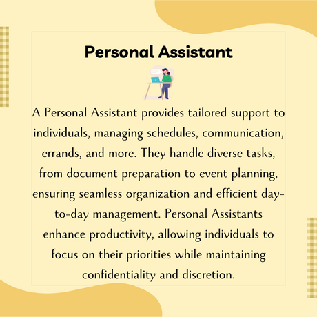 Personal Assistant