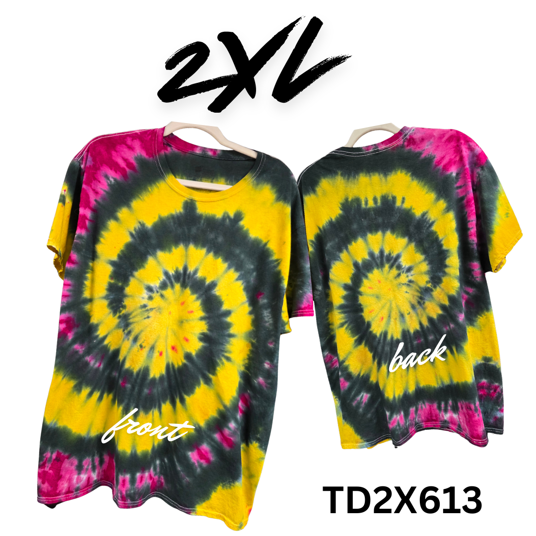 #613 One-of-a-Kind Tie-Dye Shirt – 2X Large | Sinfully Soft