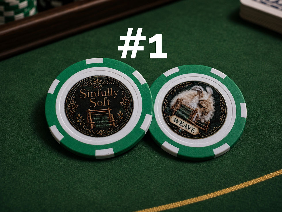 Thumbnail: Build Your Own 25-Piece Set - Fiber Arts Collector Poker Chips