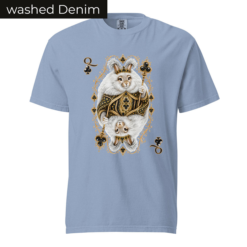 Thumbnail: Queen Club Unisex garment-dyed heavyweight t-shirt