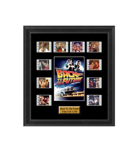 BACK TO THE FUTURE 映画 フィルム 35mm セル 非売品 Back To the Future (1985) 35mm Film Cell Memorabilia With LED