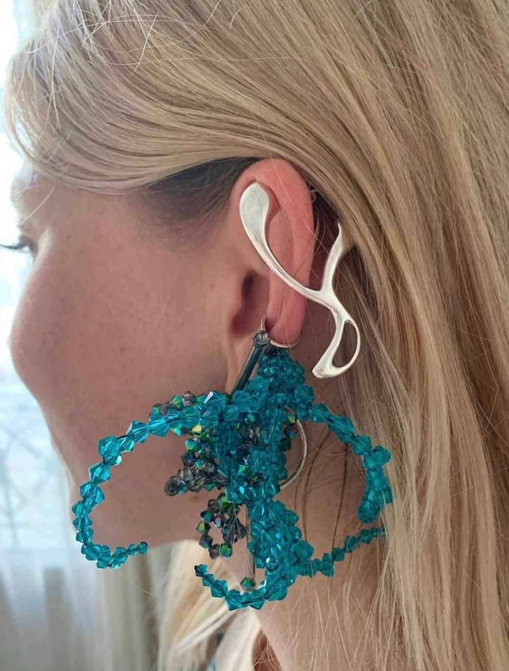 Beaded Ursala Earring Cuff