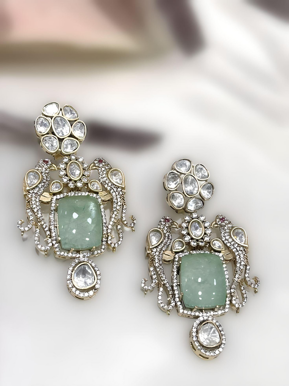 Displaying Sush Mad's MoissaShine Earrings Variant 1.