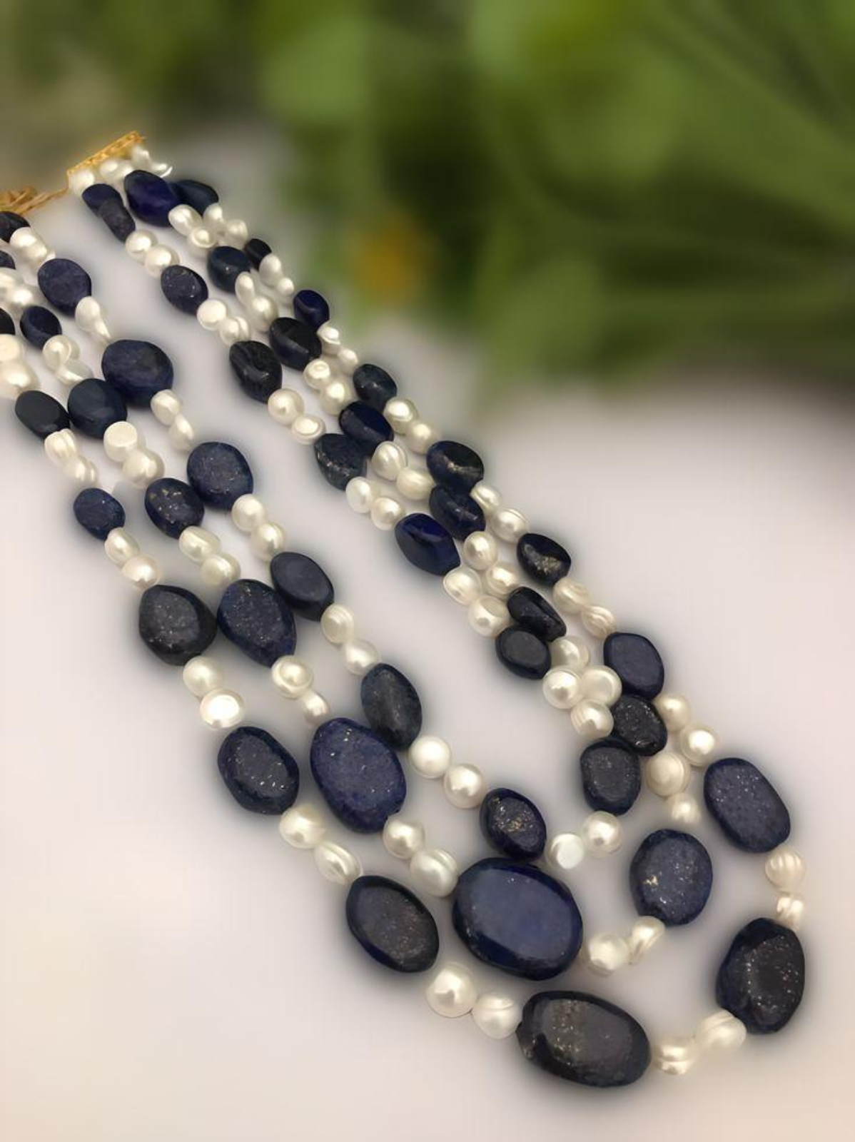 Displaying Sush Mad'sTwilight Pearl Serenade 3-Layered Necklace Variant 1.