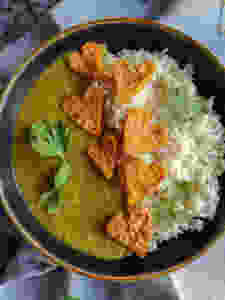 plant based katsu curry
