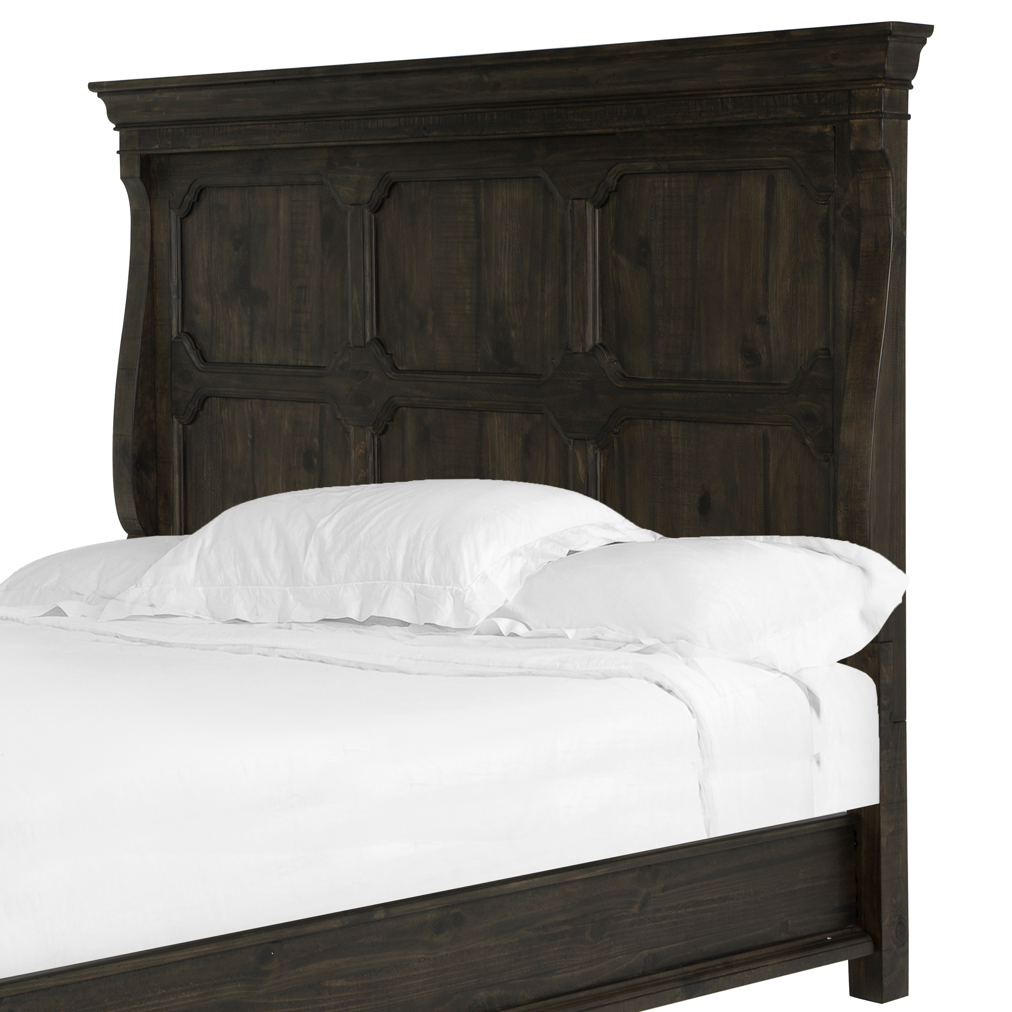 Bellamy - King Panel Bed Headboard - Peppercorn