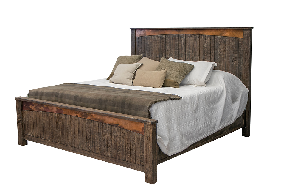 Blackburn - King Headboard - Black / Copper
