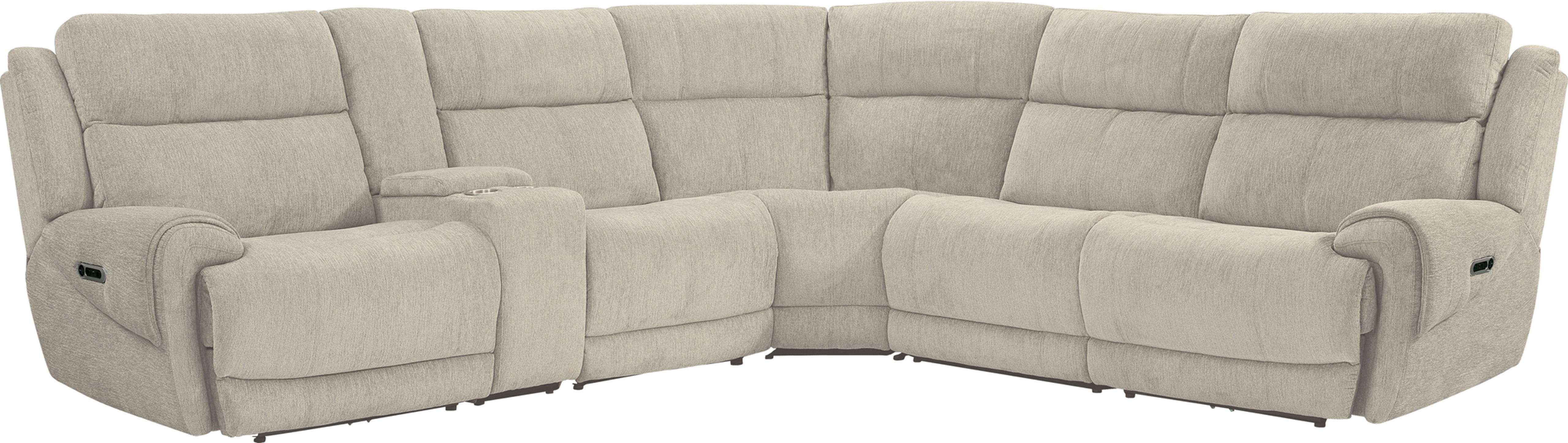 Spencer - 6 Piece Modular Power Reclining Sectional with Power Headrests and E