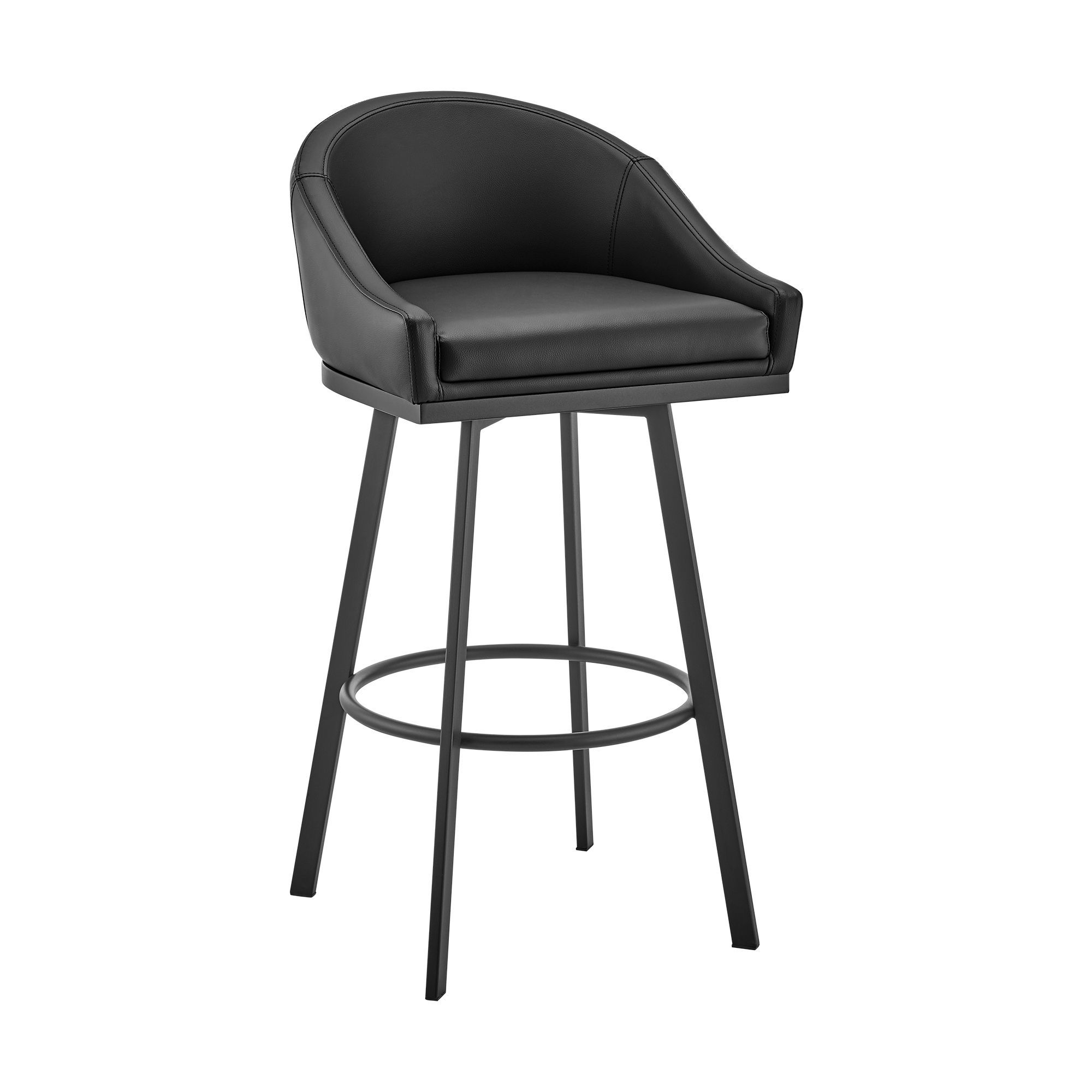 Eleanor - Swivel Counter Stool - Black
