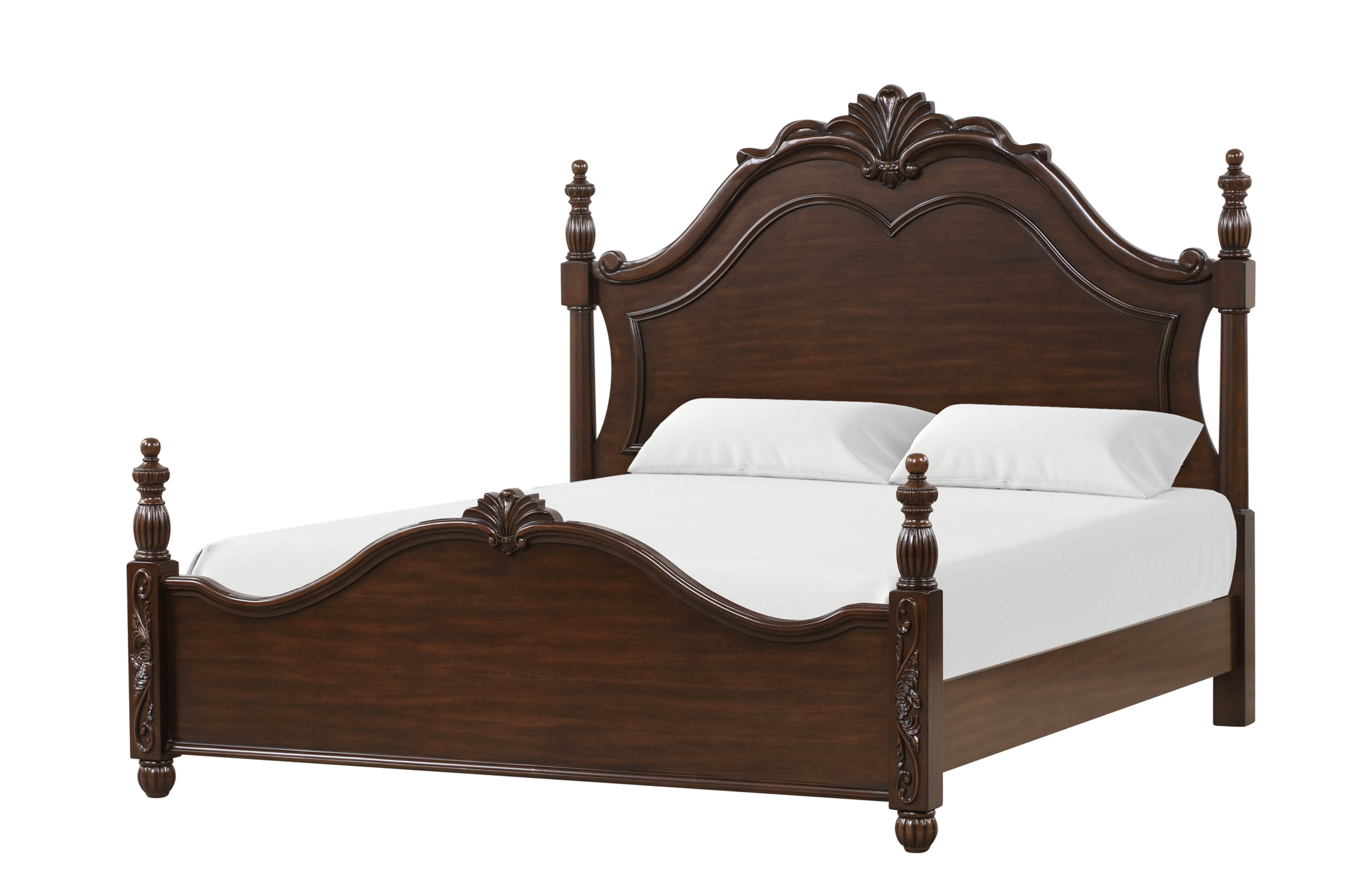Vienna - 5/0 Queen Footboard & Slats - Cherry