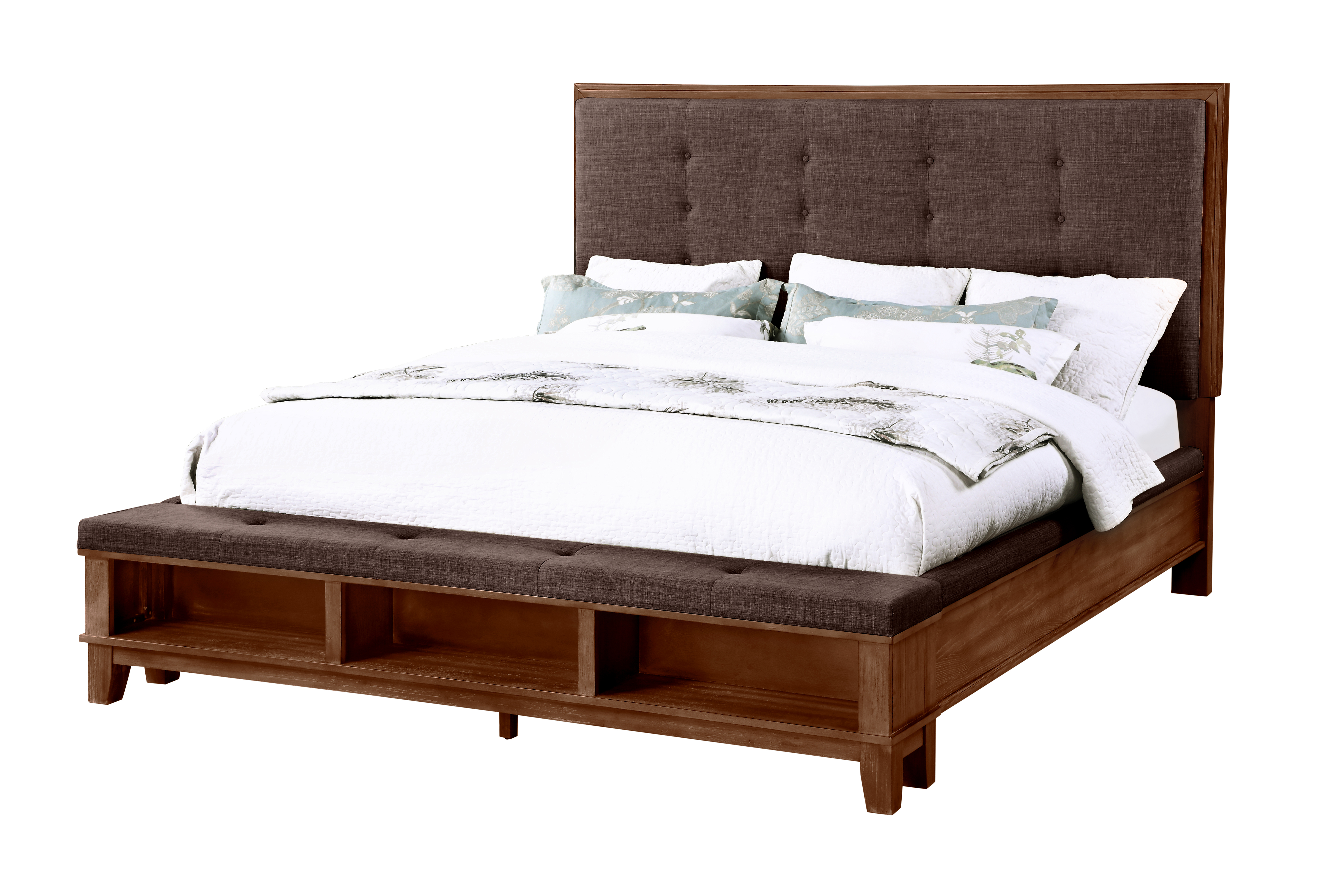 Cagney - 6/0 California King Side Rails - Chestnut