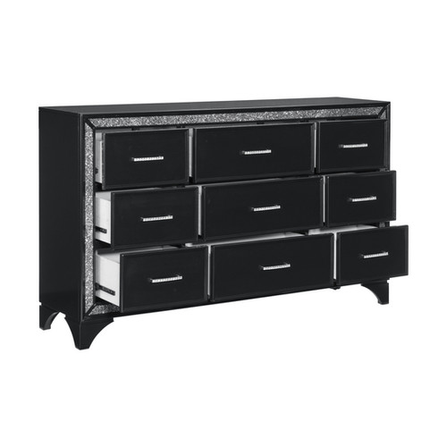 silver and black dresser Regata Black/Silver Dresser