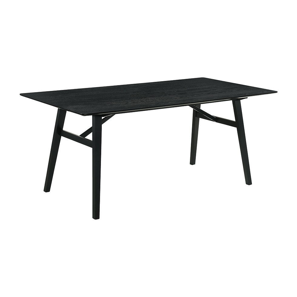 Channell - Wood Dining Table - Black