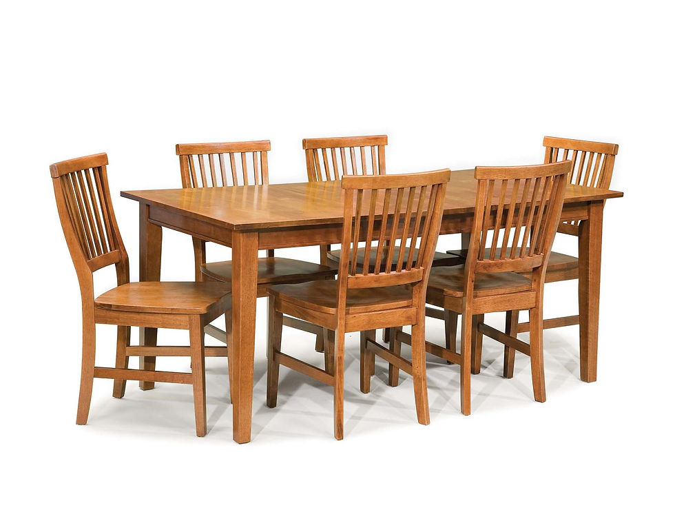 Lloyd - 7 Piece Dining Set - Wood - Light Brown