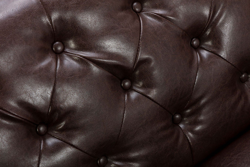 Thumbnail: 2047Brown PU Leather Sofa Bed
