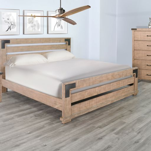 Desert Rock - Queen Footboard - Light Brown