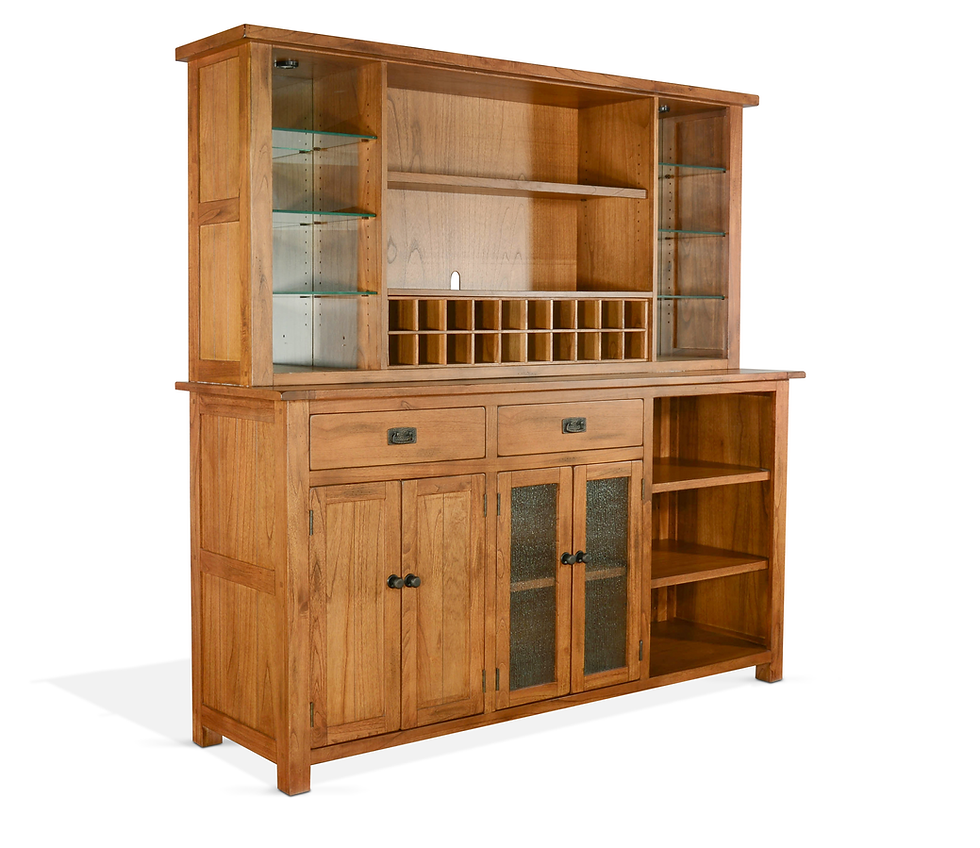 Sedona - Buffet And Hutch - Light Brown