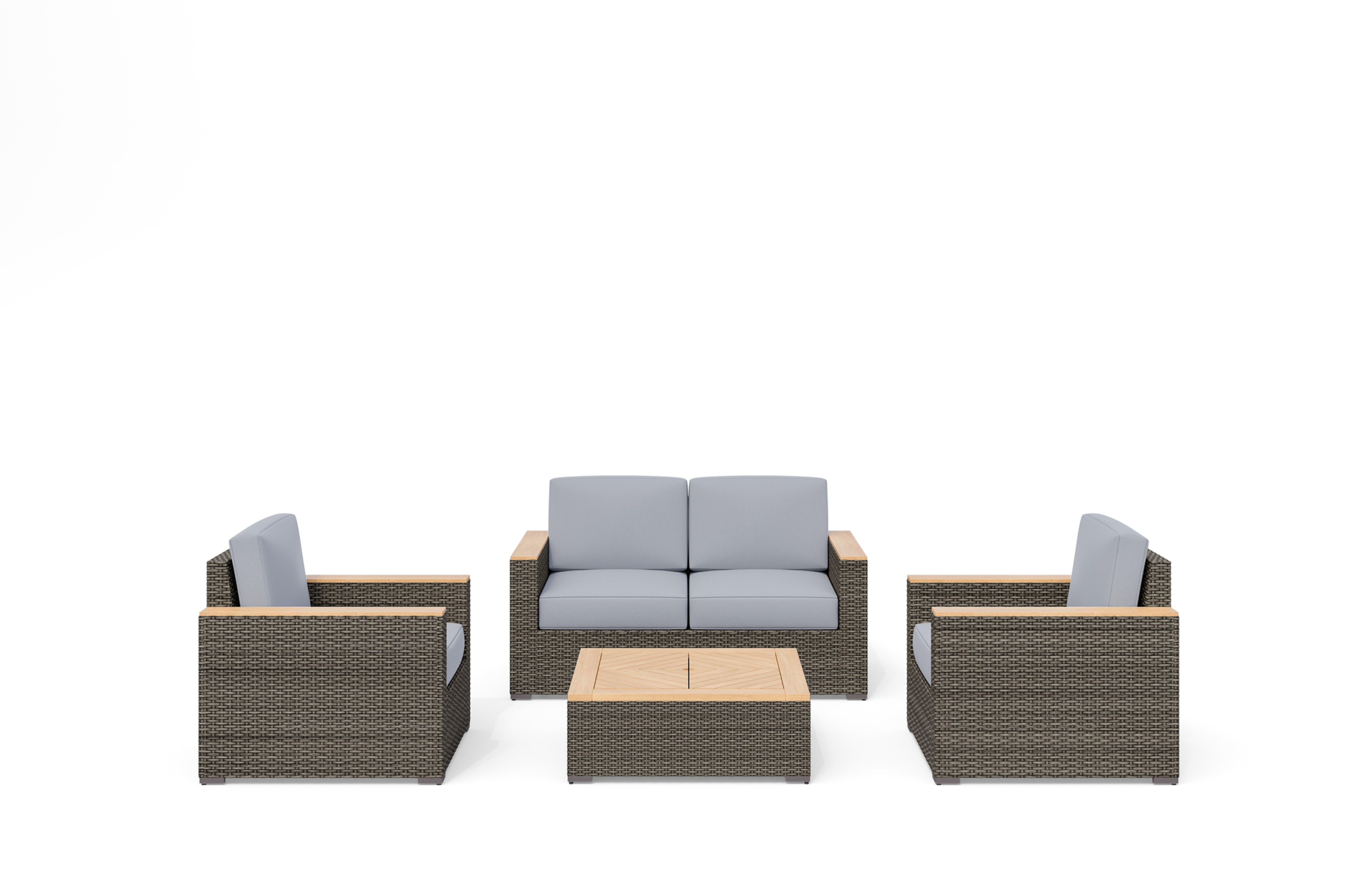 Boca Raton - Outdoor Loveseat Set - Beige