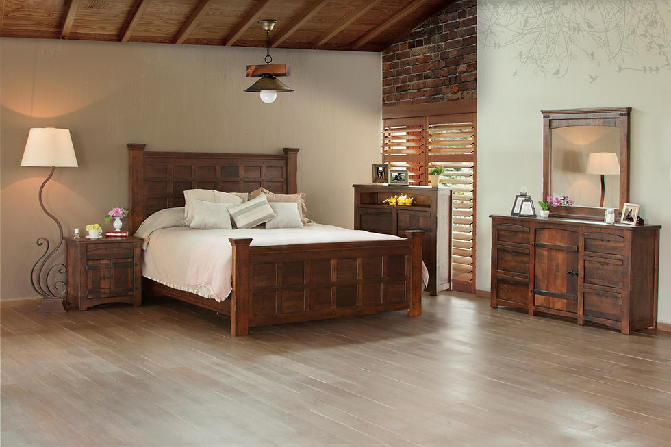 Mezcal - Queen Bed - Dark Brown