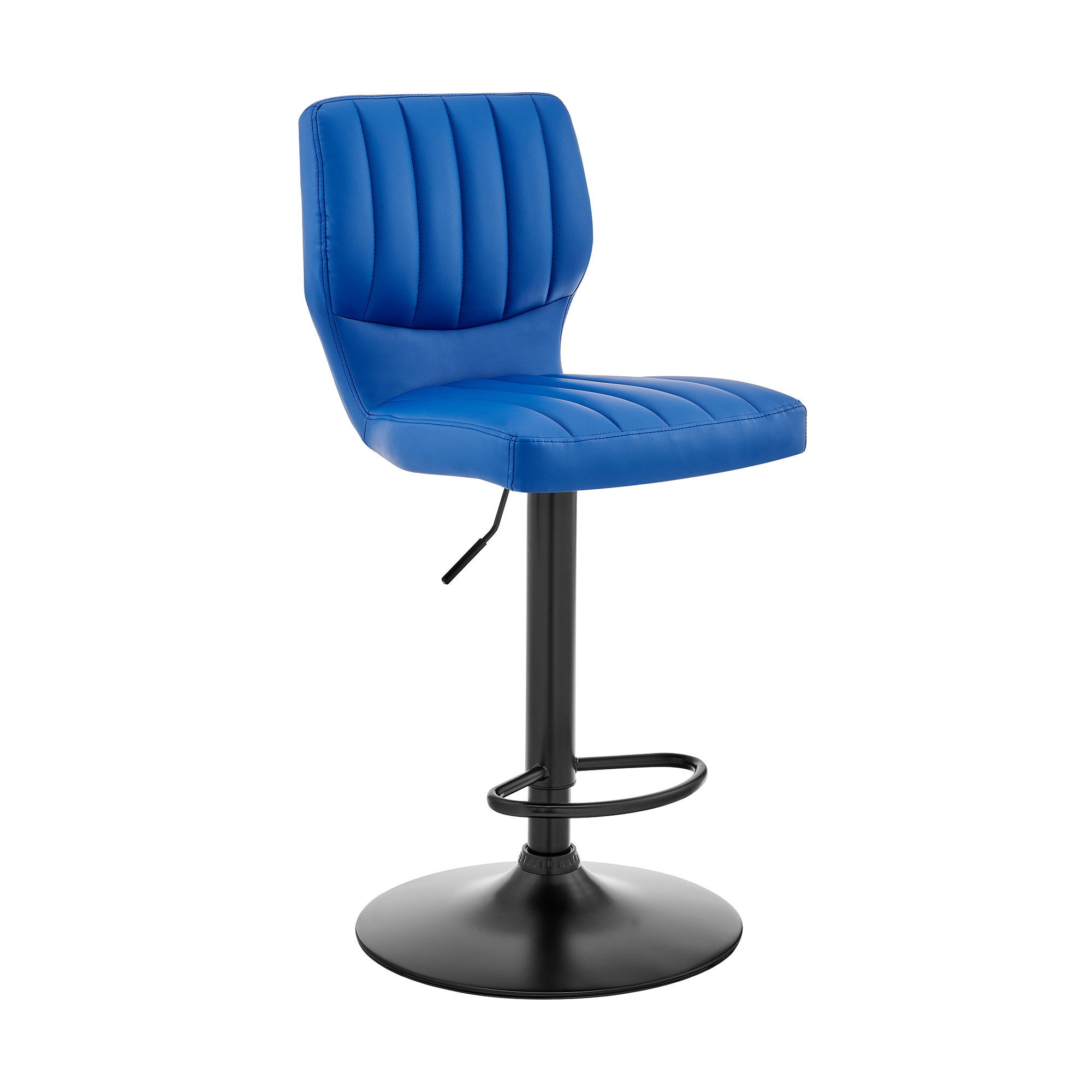 Bardot - Adjustable Height Swivel Bar Stool - Blue