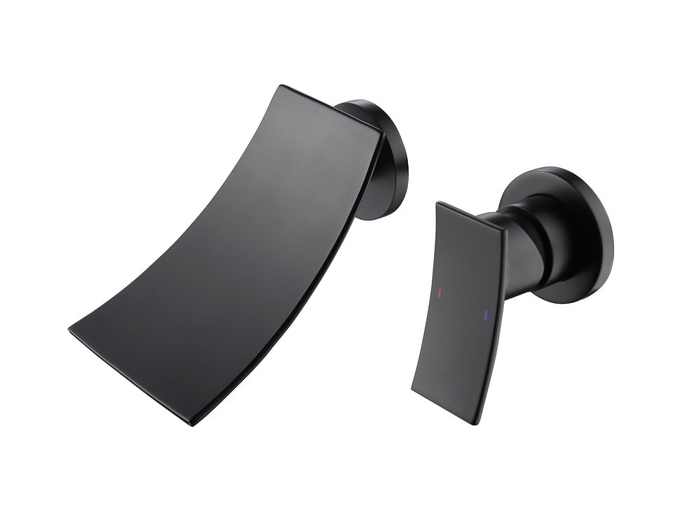 Thumbnail: Wall Mount Widespread Bathroom Faucet