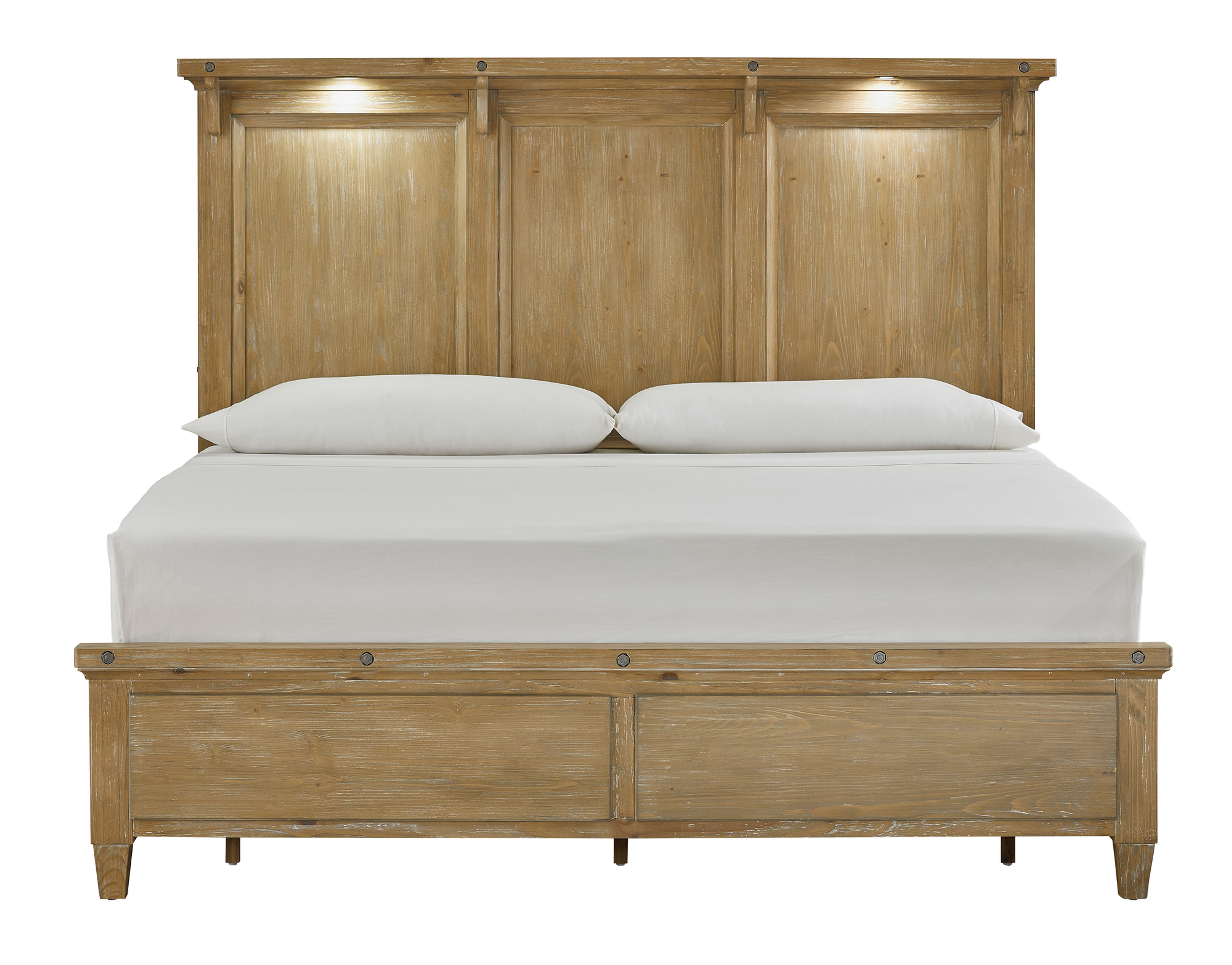 Lynnfield - King Lighted Panel Bed