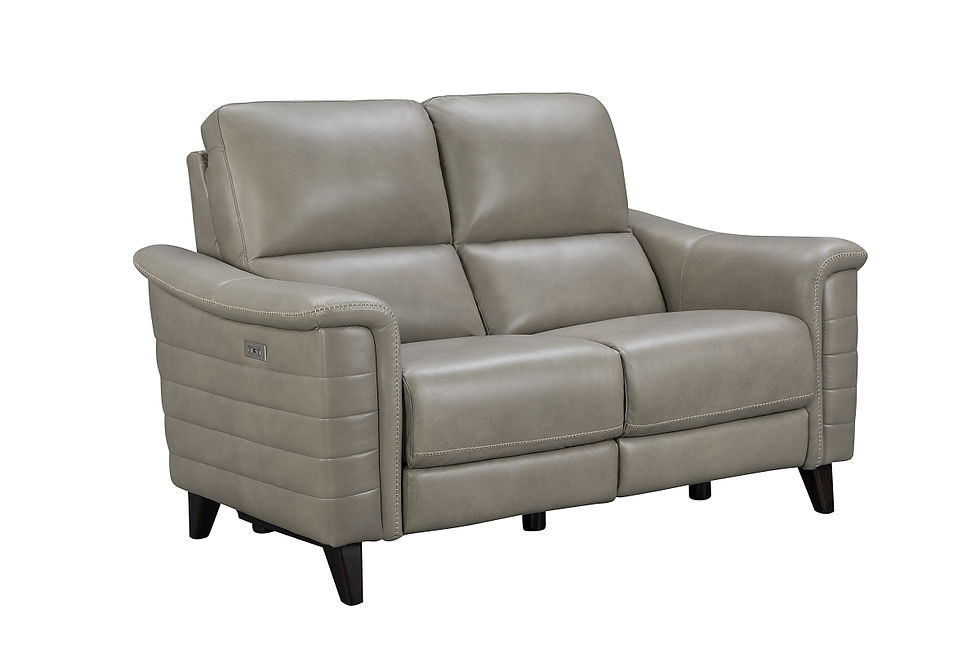 BarcaLounger® Malone Sergi Gray Beige Reclining Loveseat