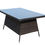 Thumbnail: Outdoor Patio Rectangular Dining Table With Clear Tempered Glass