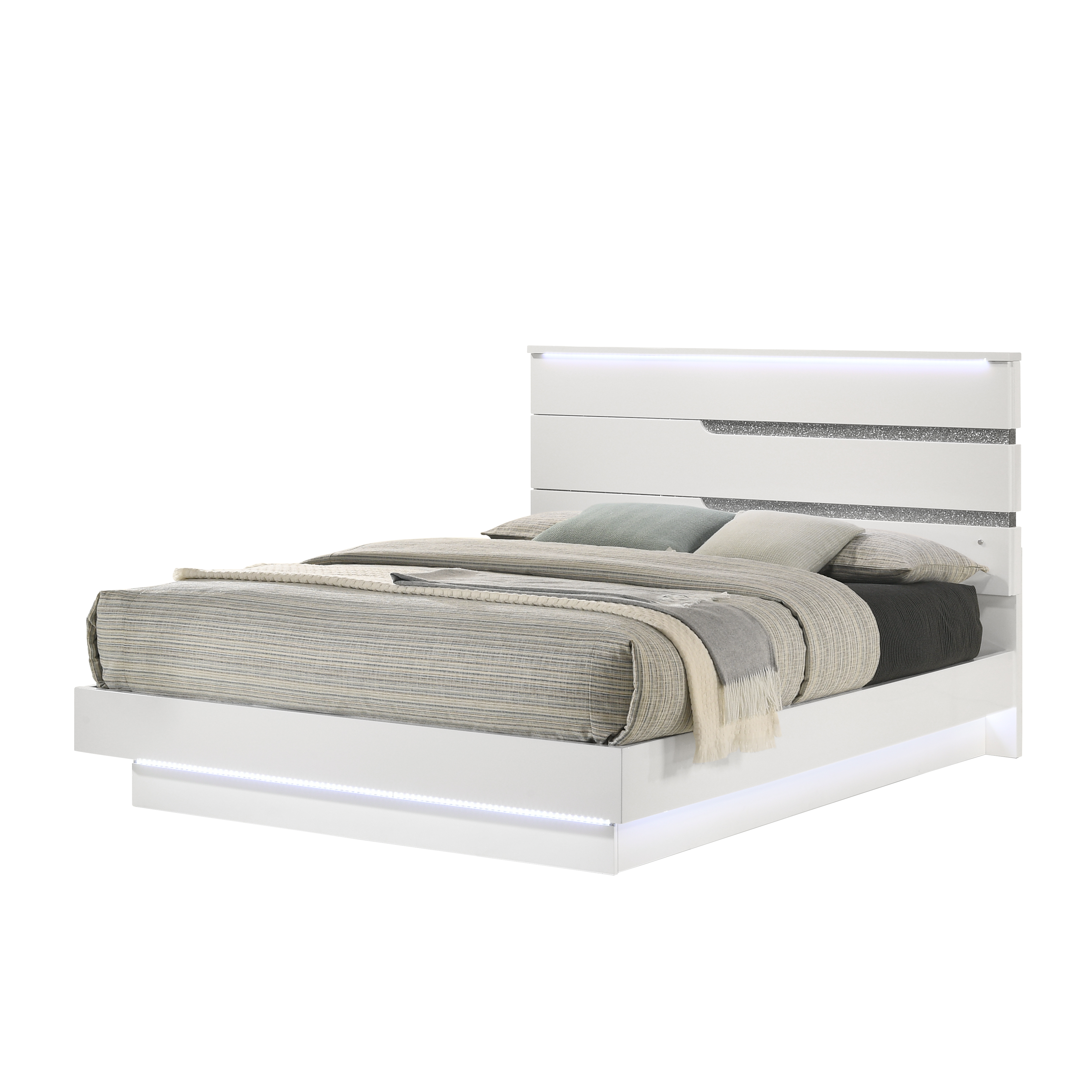 Paradox - 6/0 California King Panel Rails & Slats - White