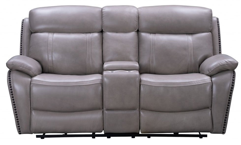 BarcaLounger® Sandover Sergi Gray Beige Reclining Loveseat