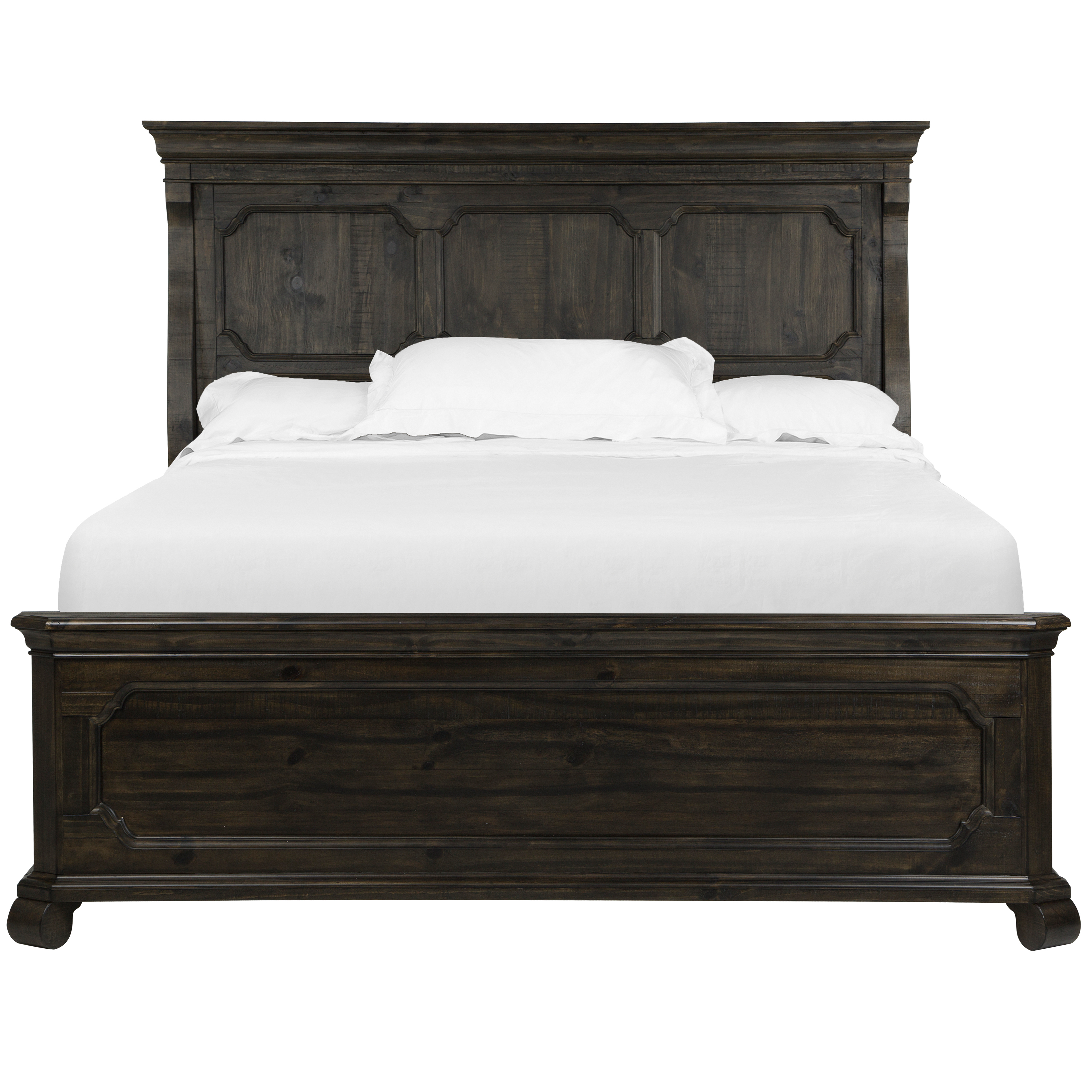 Bellamy - California King Bed Rails - Peppercorn