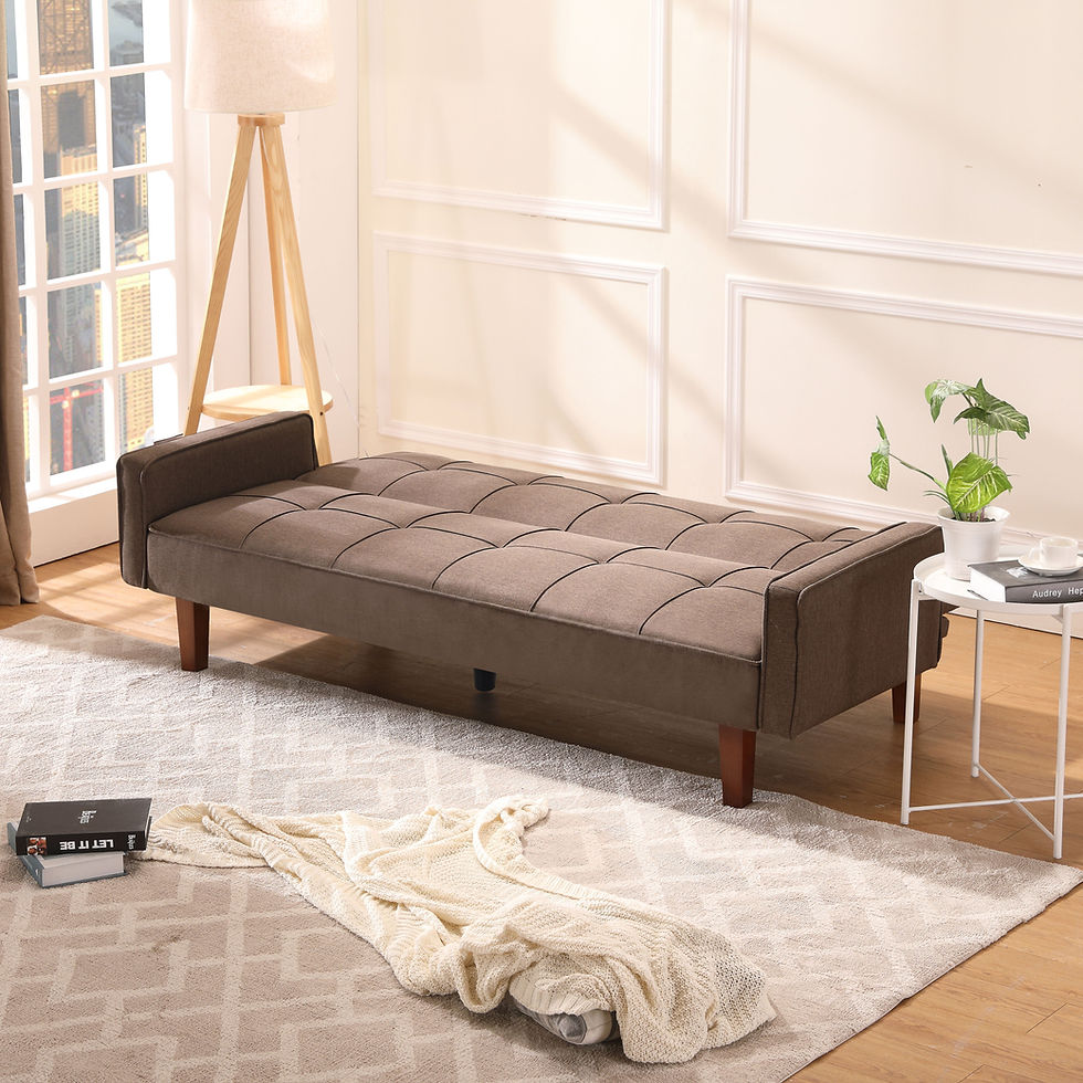 Thumbnail: Sofa Bed - Middle Brown