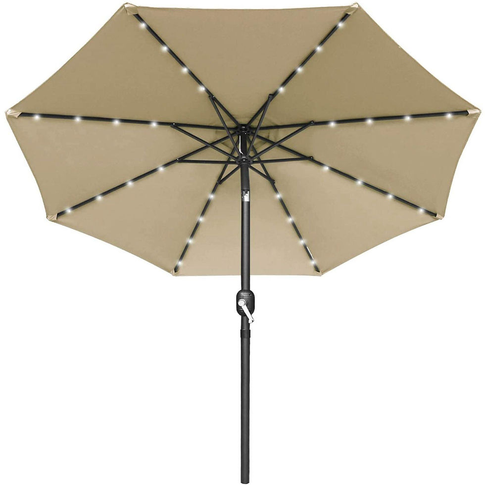 Thumbnail: 10Ft Outdoor Patio Umbrella For Inground Pool Balcony Backyard Khaki