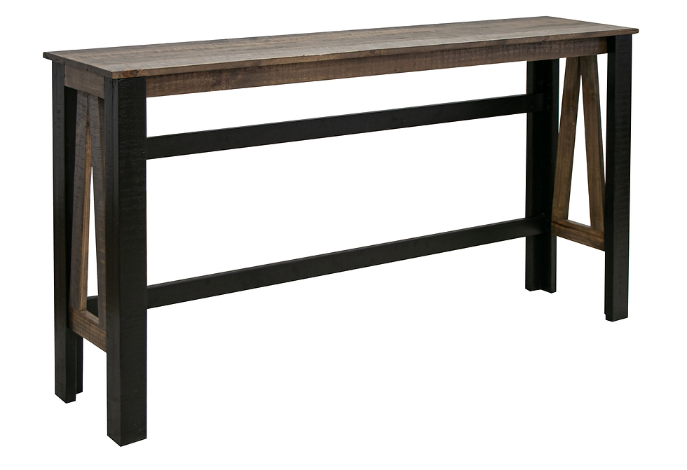 Loft Brown - Sofa Table - Gray And Brown