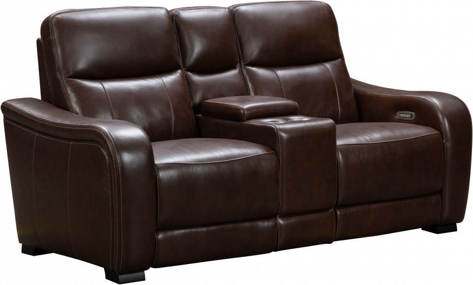 BarcaLounger® Electra Castleton Rustic Brown Power Reclining Console Loveseat