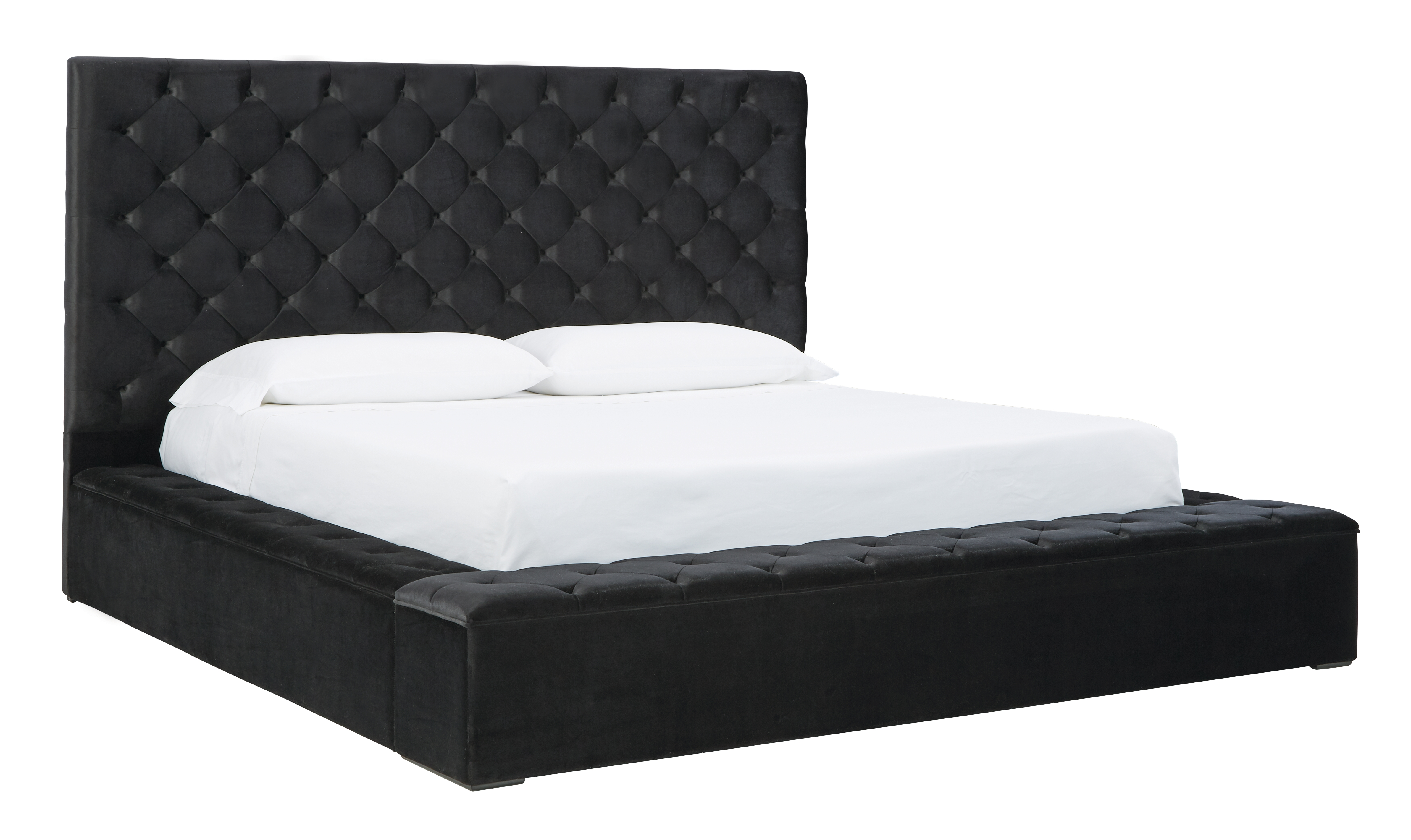 Lindenfield - Black - King/Cal King Uph Headboard
