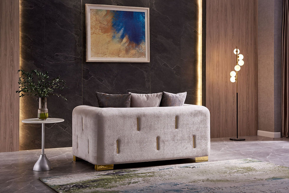 Thumbnail: Impreza Modern Style Loveseat In Beige