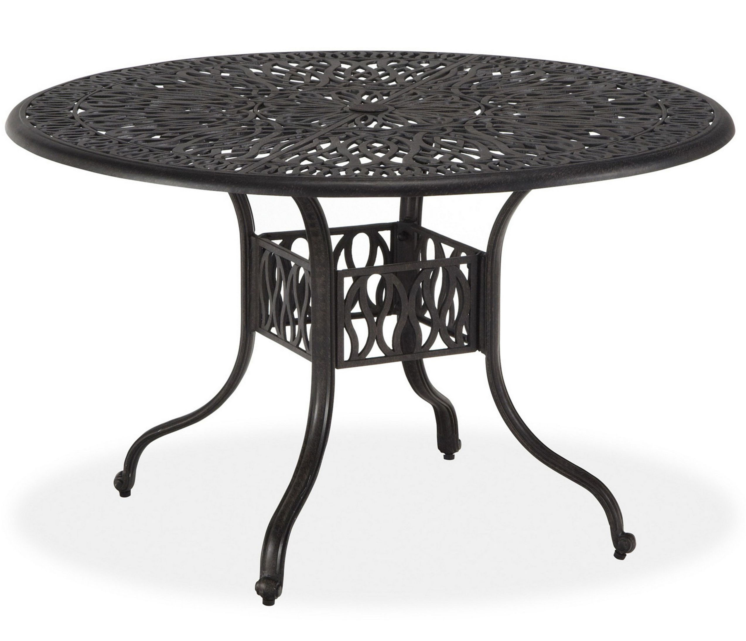 Capri - Outdoor Dining Table - Metal - Dark Gray