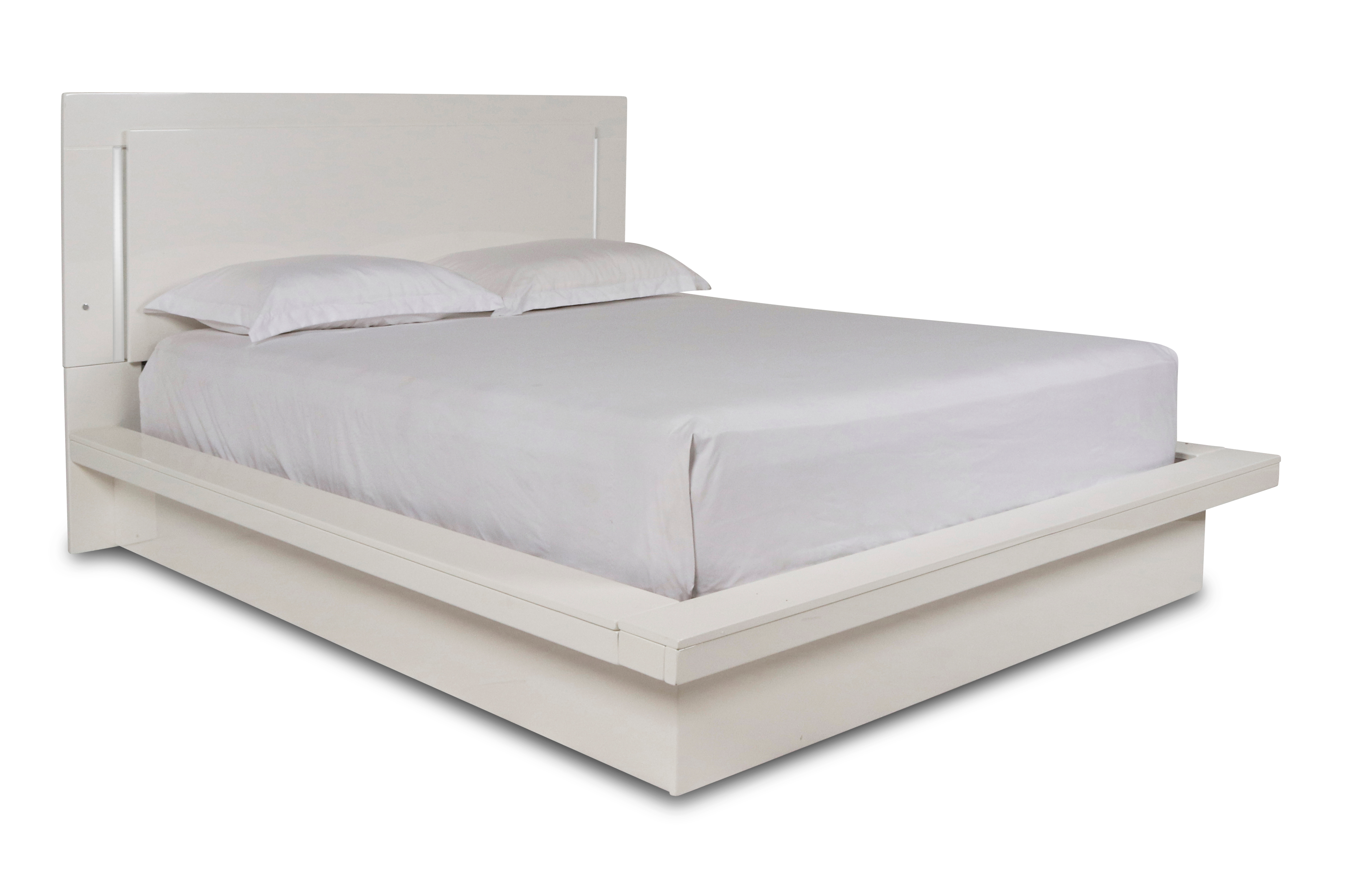 Sapphire - 6/6 King Lighted Headboard - White