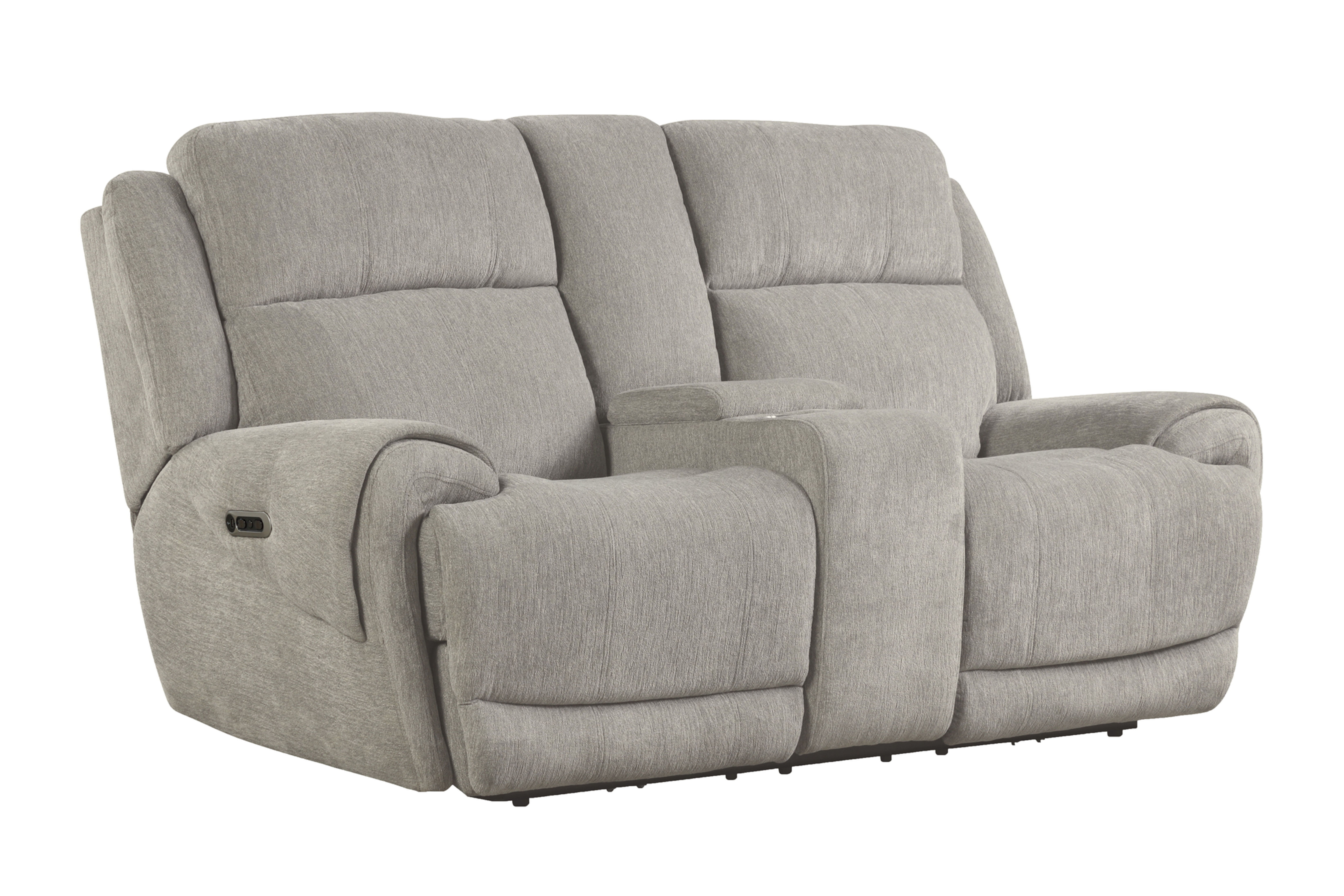 Spencer - Power Console Loveseat - Tide Pebble