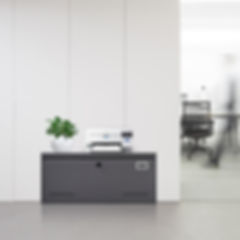 Biometric Fingerprint Lateral File Cabinet, Large Drawer Metal Filing Cabinet Wi