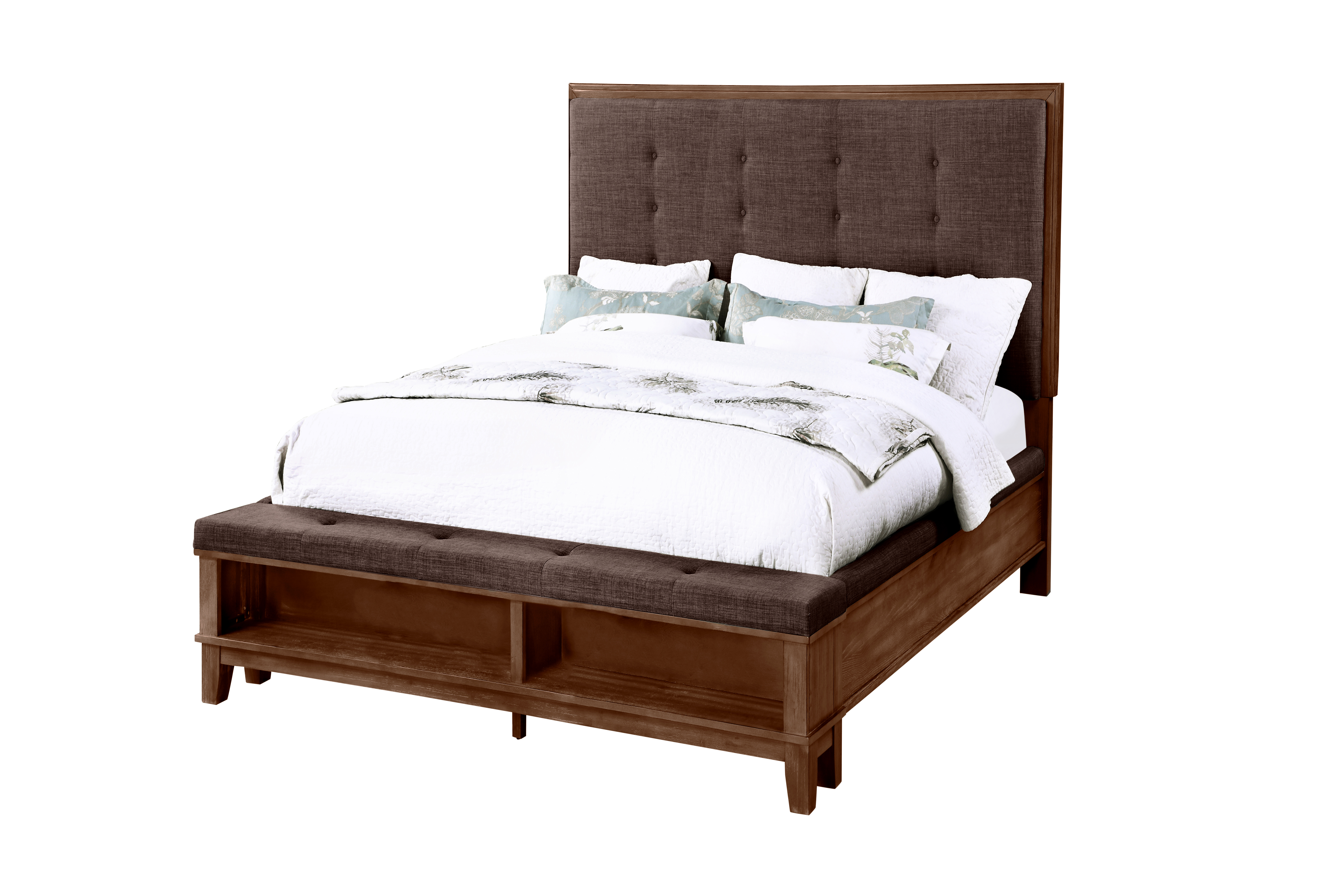 Cagney - 5/0 Queen Footboard & Slats - Chestnut