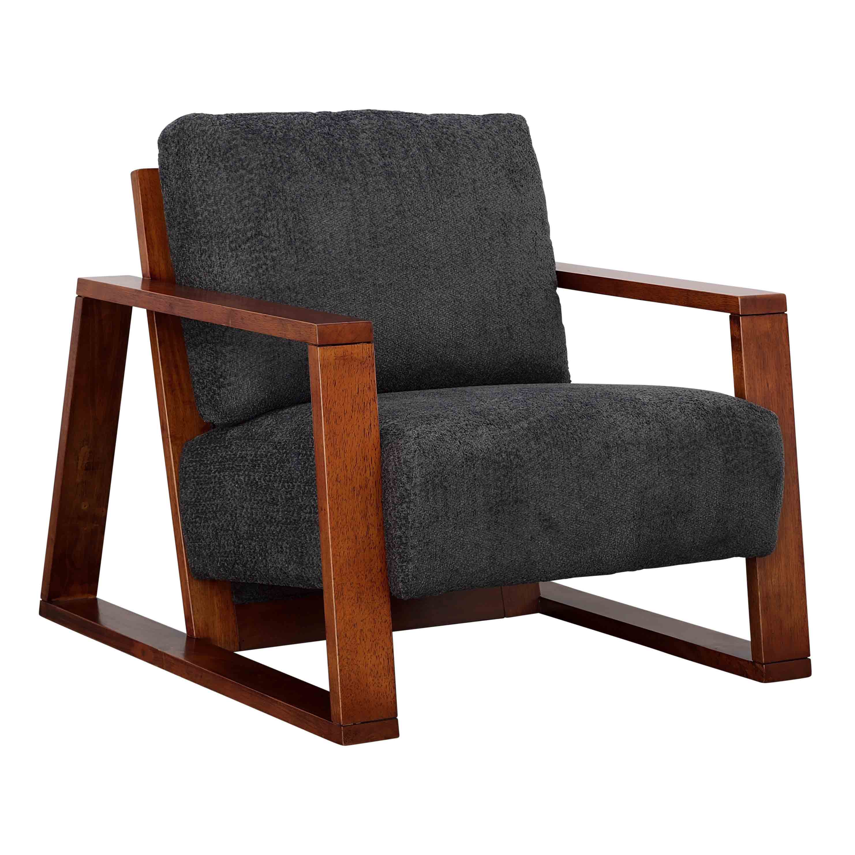 Castlerock - Accent Chair - Grey & Brown