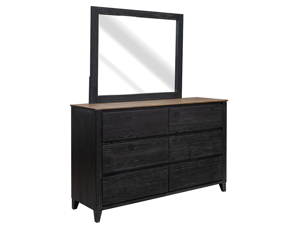 Empire - Dresser - Satin Black And Brown