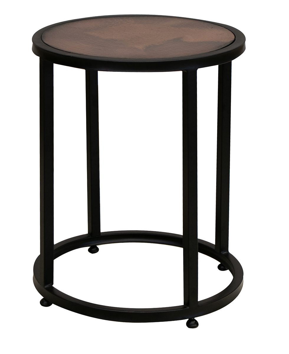 Blackburn - End Table - Black / Copper