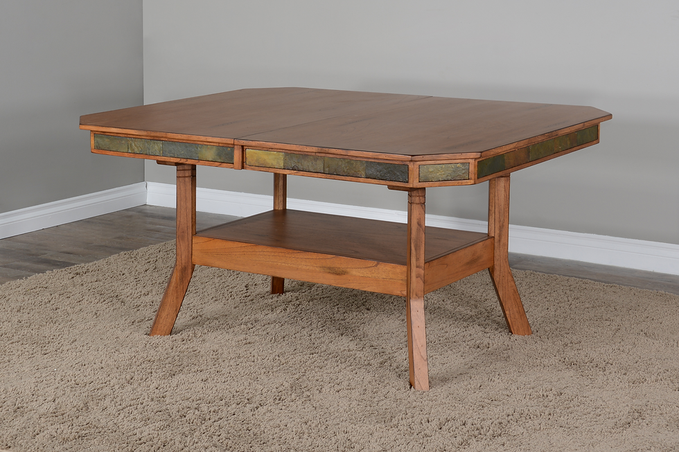 Sedona - Dual Height Extension Table Top - Light Brown
