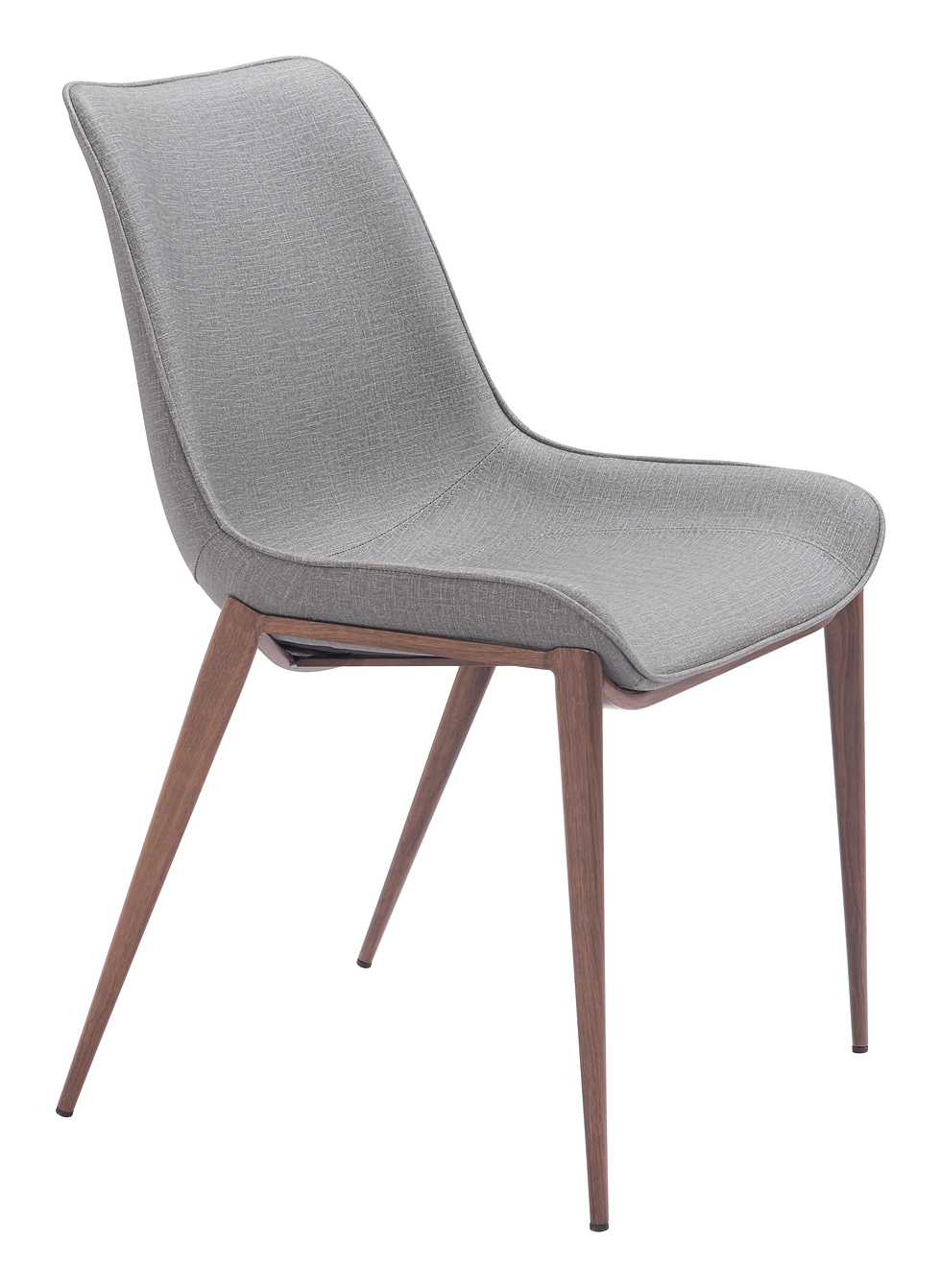 Magnus - Dining Chair (Set of 2) - Slate Gray & Walnut